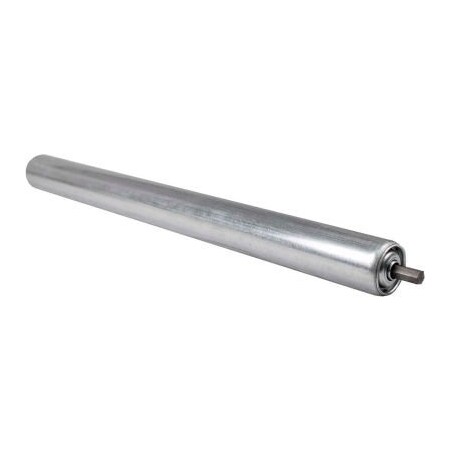 Omni Metalcraft 1.9" Dia. x 16 Ga. Galvanized Roller 26157-17-GP for 17" O.A.W. Omni Conveyors 26157-17-GP